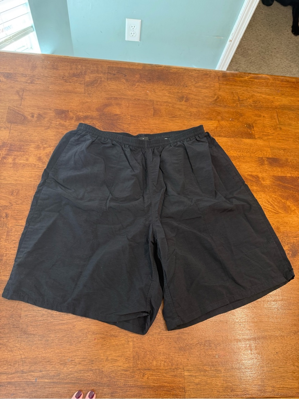 Patagonia Men's Baggies Shorts Black Elastic Waist Swim Board Large L